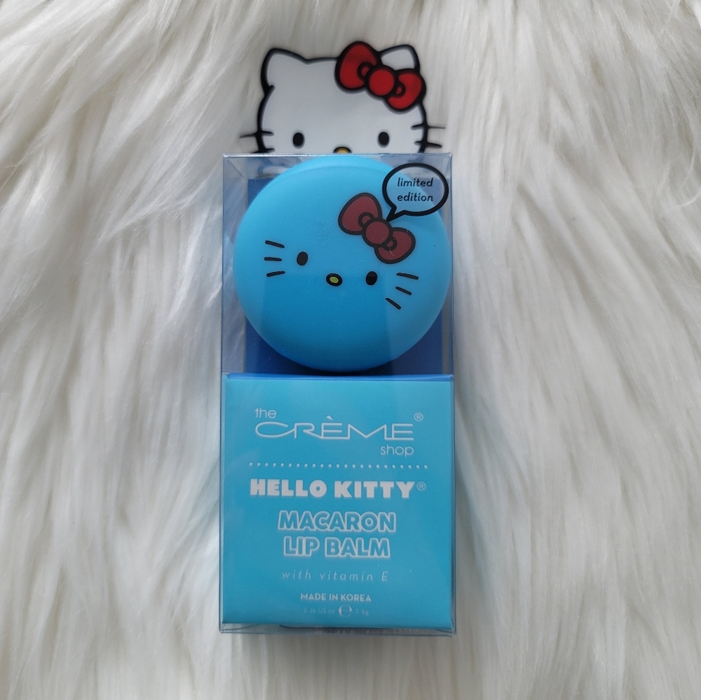 NEW The Creme Shop Hello Kitty Macaron Lip Balm